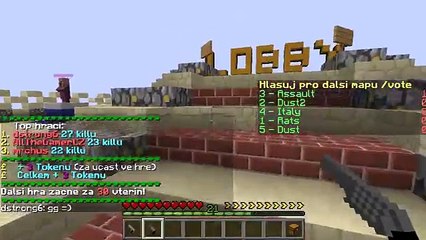 Hetrik a Snowman hrají COUNTER SRIKE :D (minecraft)