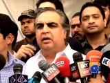 PTI’s Imran Ismail warns of sit-in if FIR not lodged against Sindh govt-Geo Reports-27 Jun 2015