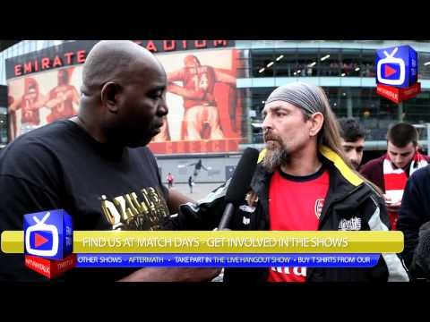 Arsenal FC 3 Stoke City 1 - Bully Leads We Are Top Of The League Chant - ArsenalFanTV.com