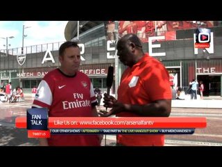 Arsenal FanTalk - Mark The Nervous Gooner at Members Day- Arsenal Emirates Cup - ArsenalFanTV.com