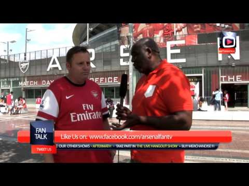 Arsenal FanTalk - Mark The Nervous Gooner at Members Day- Arsenal Emirates Cup - ArsenalFanTV.com