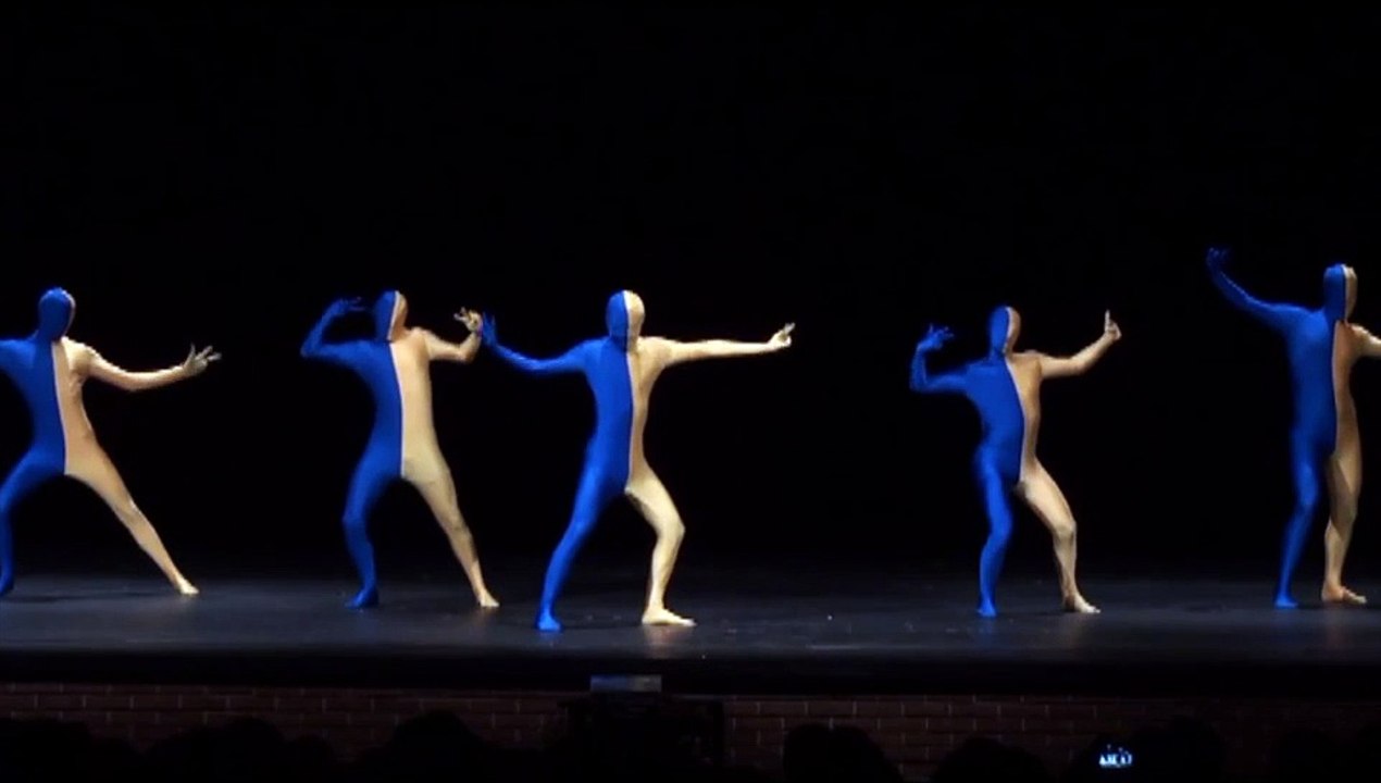 Klein's Blue/Gold Man Group Variety Show Dance