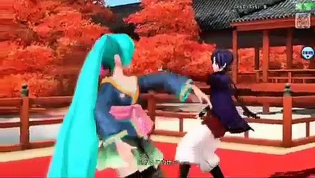 Vocaloid Dance Hatsune Miku & Kaito Electric Blue