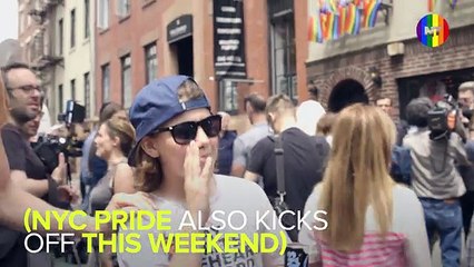 Talking To Revelers Outside Of Stonewall After The SCOTUS Ruling