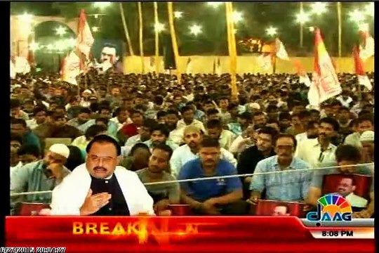 JAAG NEWS Pakistan Aaj Raat Ehtisham Khalid with MQM Asif Hasnain (27 June 2015)