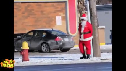 Santa Borrachera - Fail Drunk Santa - Funny video