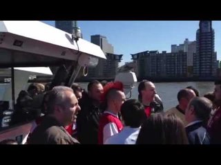 Boat trip Arsenal v Fulham