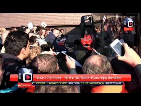 Mikel Arteta Arsenal Captain greets the fans after Arsenal 2 v West Brom 1 - ArsenalFanTV.com