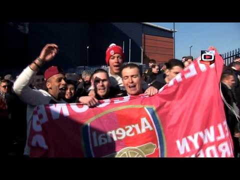 Ooh to be a Gooner chant after victory Arsenal 2 v West Brom 1 - ArsenalFanTV.com