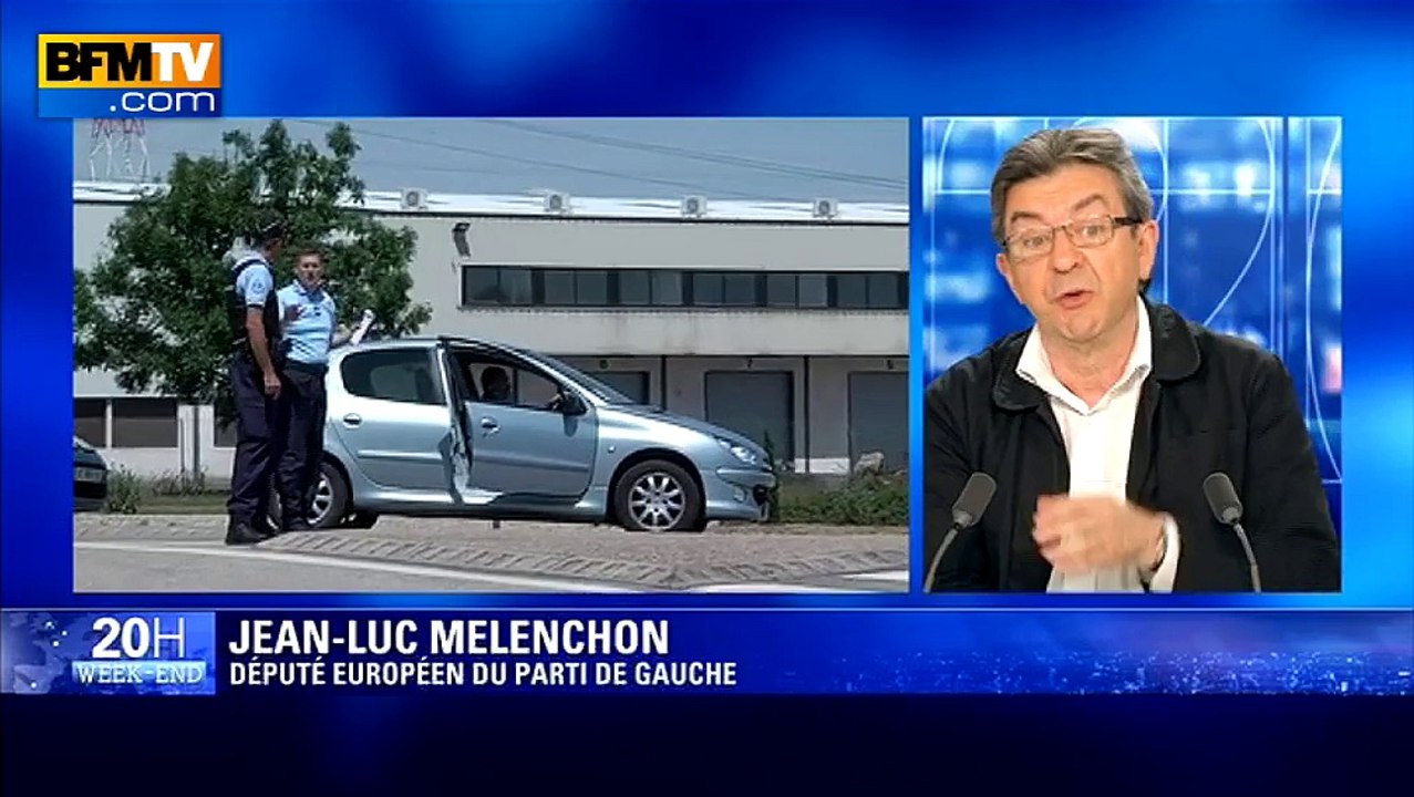 Attentat en Isère: Mélenchon appelle à "faire front ensemble" pour "défendre notre démocratie"
