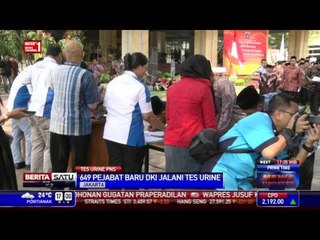 Download Video: 649 Pejabat Baru DKI Jalani Tes Urine