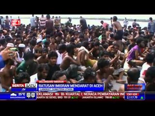 Imigran Tiba di Langkat Lemah dan Dehidrasi