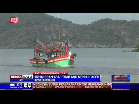 450 Imigran dari Thailand ke Indonesia dengan Kapal Kayu