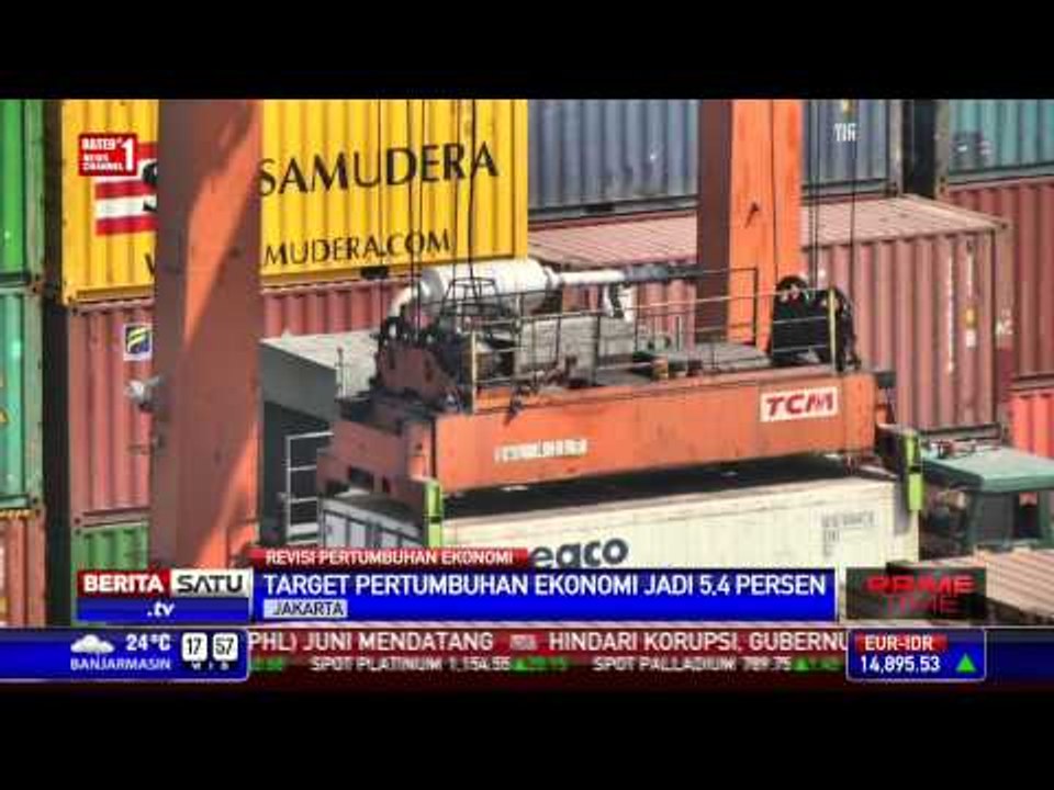 Target Pertumbuhan Ekonomi Jadi 5,4 Persen