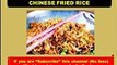 Amazing Cuisine ► HOW TO PREPARE CHINESE FRIED RICE CHINEES RECIPES,NON VEGETARIAN,FUNNY HOT RECIPES
