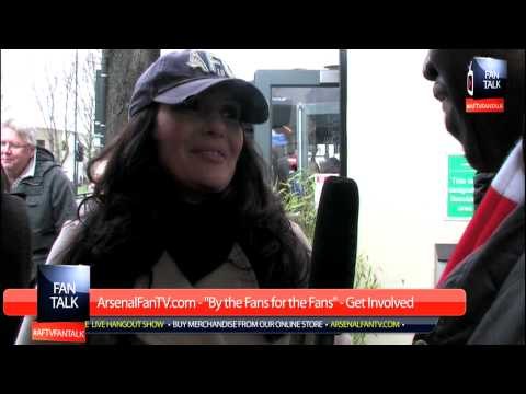 Fan Talk - @TheRealGunner Interview Before The Match Arsenal 1 Stoke 0 - ArsenalFanTV.com