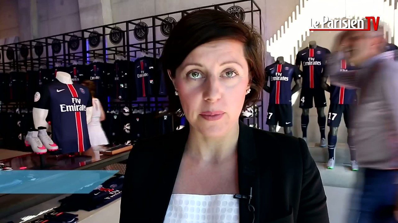 Visite du nouveau mégastore du PSG au Stade Jean-Bouin