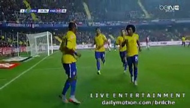 Robinho Amazing Goal Brazil 1-0 Paraguay 27/06/2015