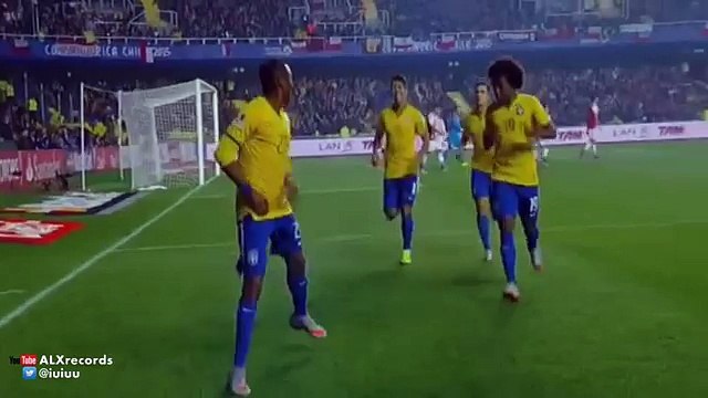 Robinho Amazing Goal Brazil 1 - 0 Paraguay 2015