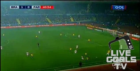 1st Half  Goal & Highlights -  Brazil 1-0 Paraguay