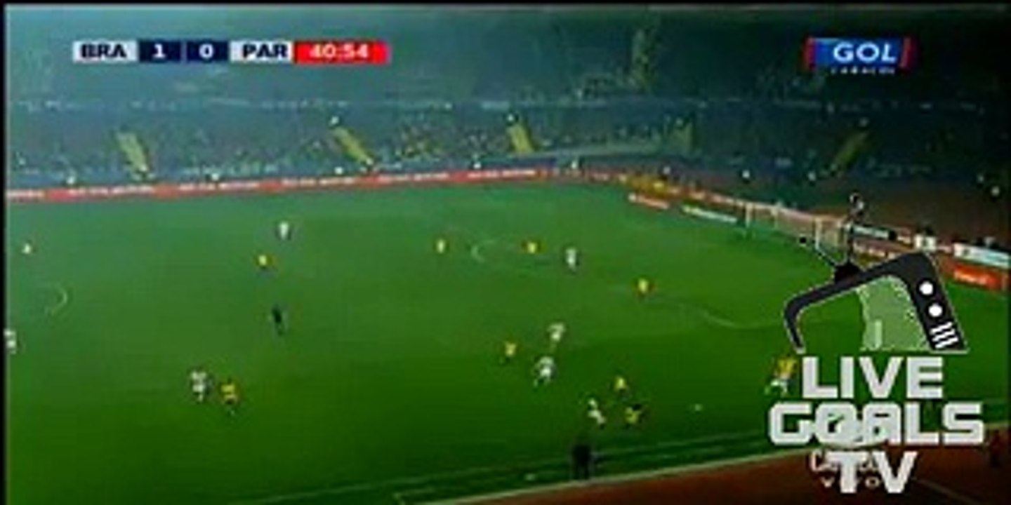 Brazil 1-0 Paraguay 1st Half Goal & Higlights