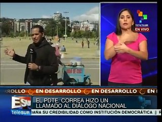 Скачать видео: Quito está en calma, pese a llamados a protestas de la oposición