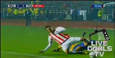 Dani Alves Yellow Card | Brazil 1-0 Paraguay