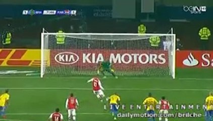 Derlis Gonzales Penalty Kick Goal | Brasil vs Paraguay 1-1 (Copa America)