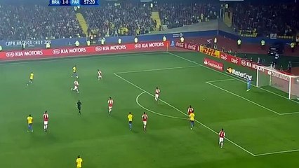 Robinho Amazing Skills vs Paraguay | Brasil vs Paraguay Copa America 1_4 Finales 2015 HD 60fps