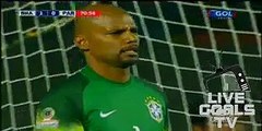 Derlis Gonzalez Penalty Kick Goal | Brazil 1-1 Paraguay