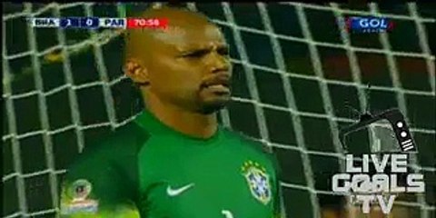 Derlis Gonzalez Penalty Kick Goal | Brazil 1-1 Paraguay