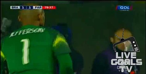 Derlis Gonzales Fantastic Shot | Brazil 1-1 Paraguay