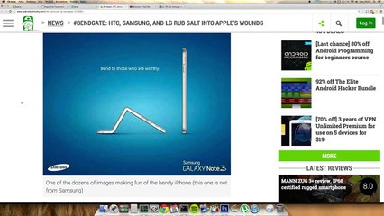 iPhone 6 Plus Bend Fail Samsung Troll Apple Win!