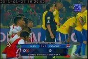 Copa América 2015 - Brasil 1 - 1 Paraguay - Penales (Cuartos de Final)
