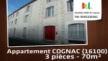 A louer - Appartement - COGNAC (16100) - 3 pièces - 70m²