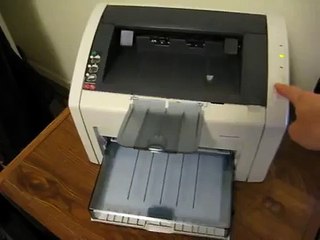 HP Laserjet 1022n printing test page