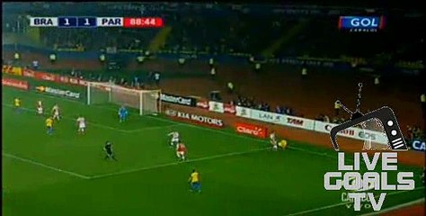 Brazil 1-1 Paraguay Amazing Chances!!