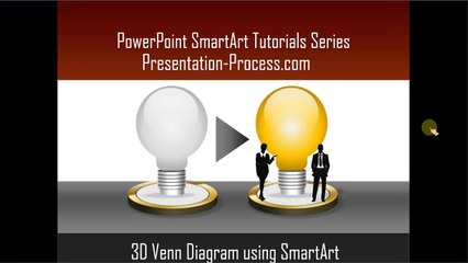 Create PowerPoint 3D Venn : PowerPoint Smartart Series #32