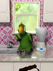 Talking Pierre Gets Attacked by Tomatoes!