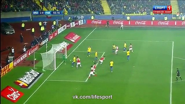 Brazil 1 - 1 Paraguay (3-4 Penalty) All Goals and Highlights 28/06/2015 - Copa America