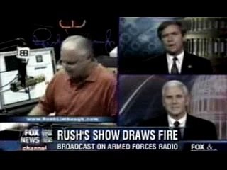 Rep. Mike Pence on Rush Limbaugh, Fairness Doctrine