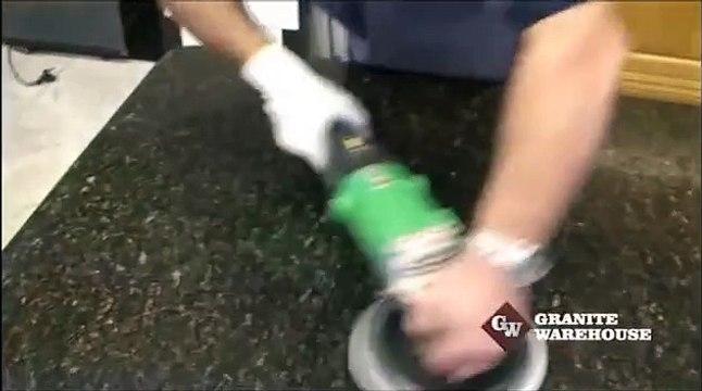 How to Re Polish a Granite or Engineered stone top - MB Stoncare MB 20.