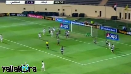 الطفل الذى تنبأ بهدف الزمالك القاتل