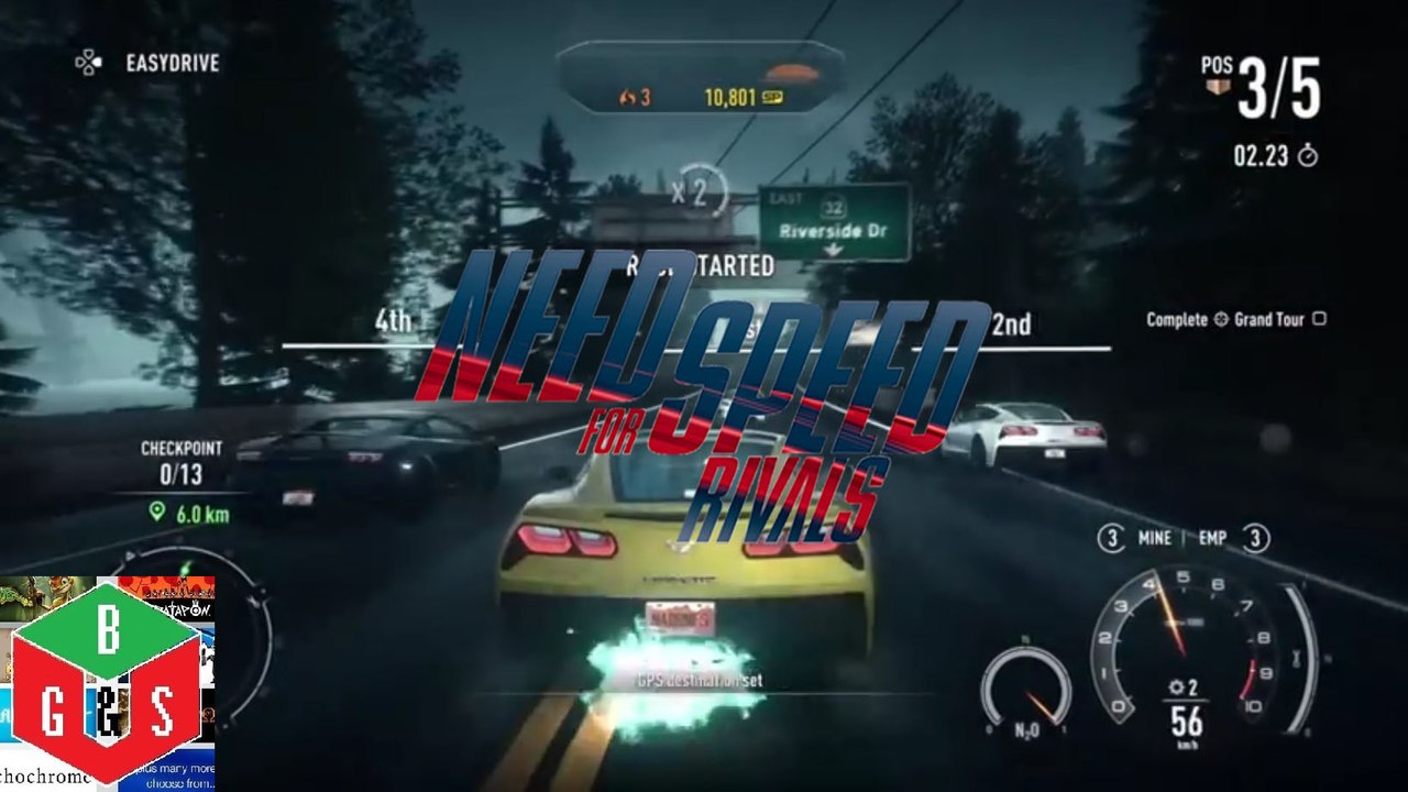 Need for Speed Rivals - driving Chevrolet Corvetts Stingray Gameplay PS4, Xbox One, PC
