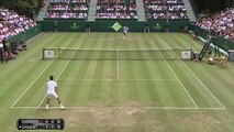 Funny tennis: Novak Djokovic catches tennis ball in shorts