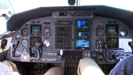 Pilatus PC-12 Cockpit In-flight