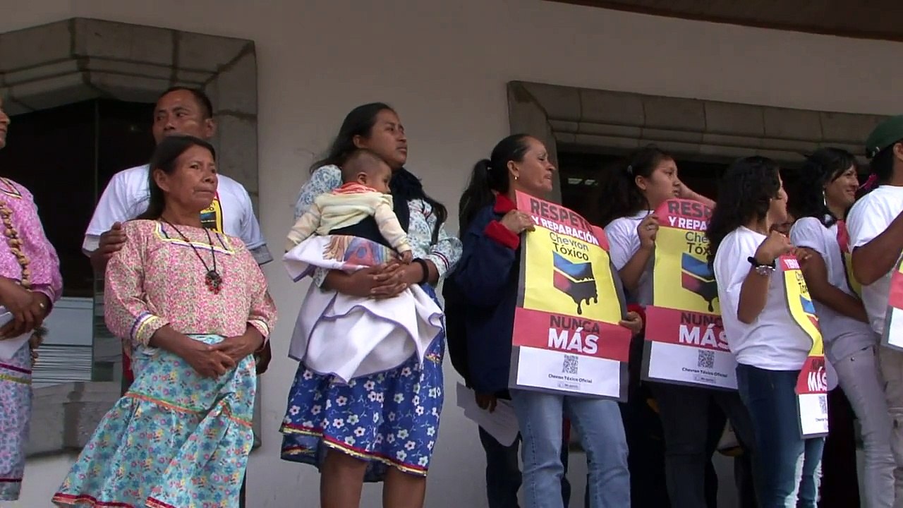 Chevron Texaco nunca más! contaminacion amazonia Ecuador.mov