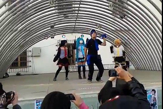 levan polka ~cosplayers vocaloid convencion anime la cisterna *-*~