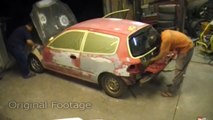 Scary Civic Paint ORIGINAL FOOTAGE TEST 01