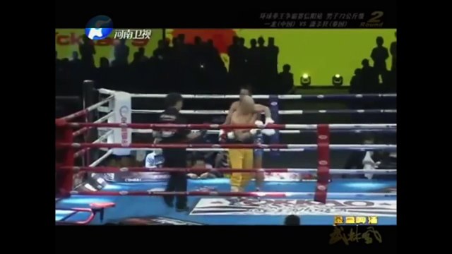 มวยไทย สุดสาคร vs เส้าหลิน โหด : Yi Long vs Sudsakorn ( Muay Thai Boxing )